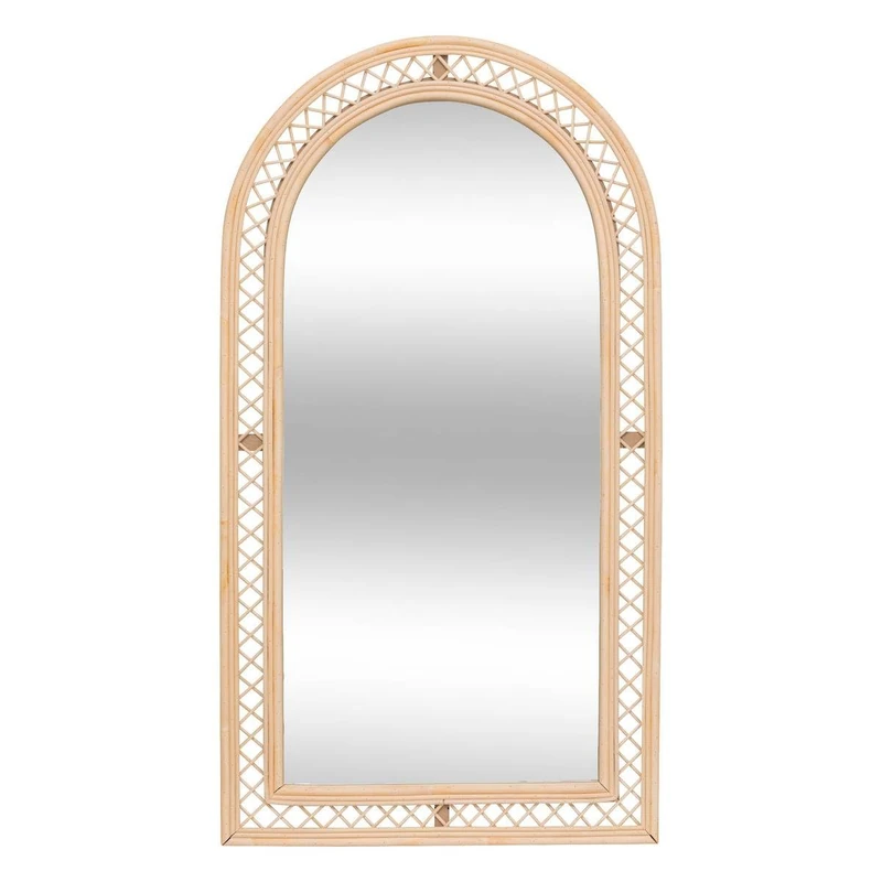 ATMOSPHERA CREATEUR D'INTERIEUR Wall Mirror Arch Anahi 87 x 47 cm rattan - Image 1