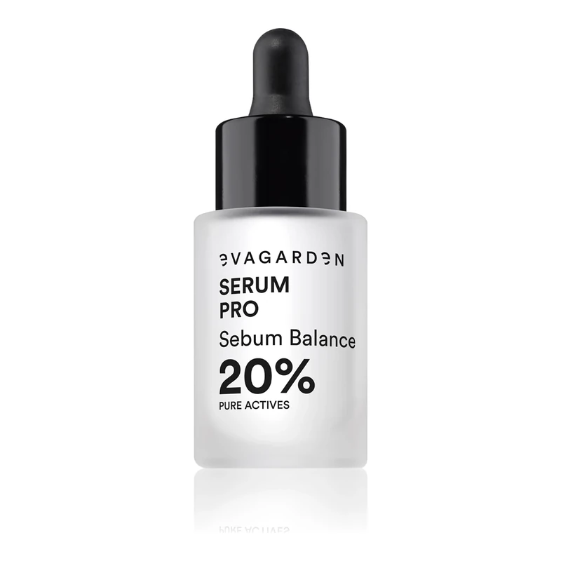 Serum Pro Sebum Balance 20 Percent Pure Actives by Evagarden for Women - 0.68 oz Serum