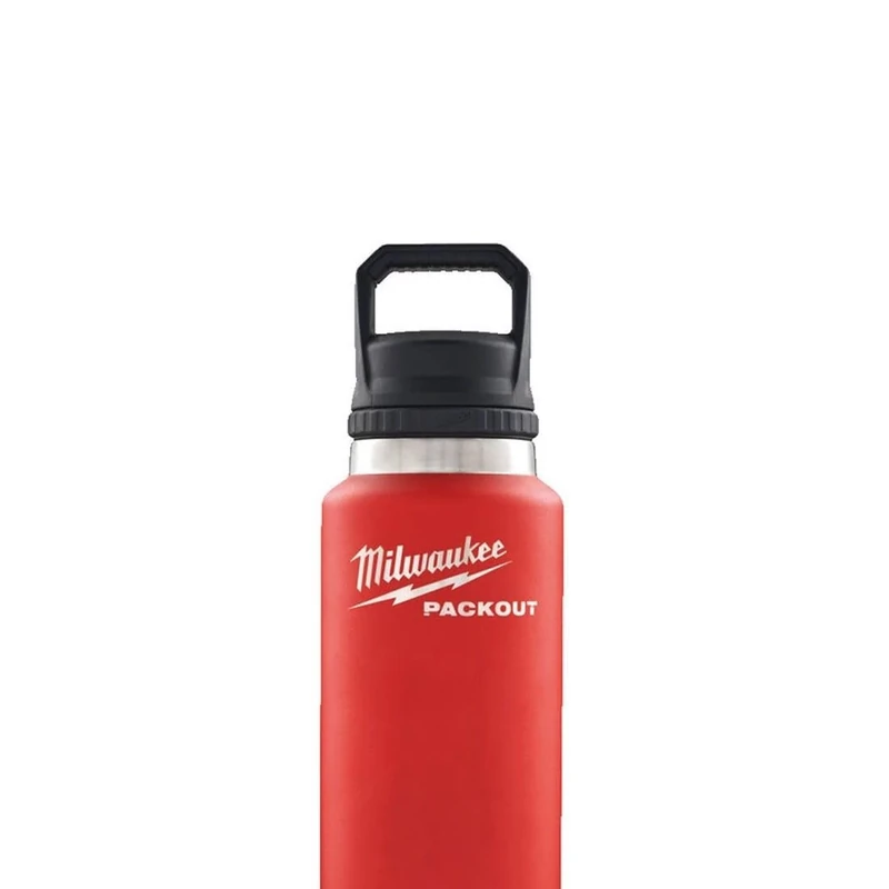 Milwaukee 4932493467 Packout Bottle 1065 ml Chug Lid Red