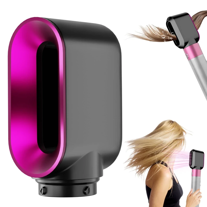 ZEPHBLOW Pre-Styling Dryer Attachment for Dyson Airwrap HS01/HS05, Pre-Shaped Nozzle Replacement Attachment Compatible with Dyson Air wrap, Part NO.969759-01 Rose