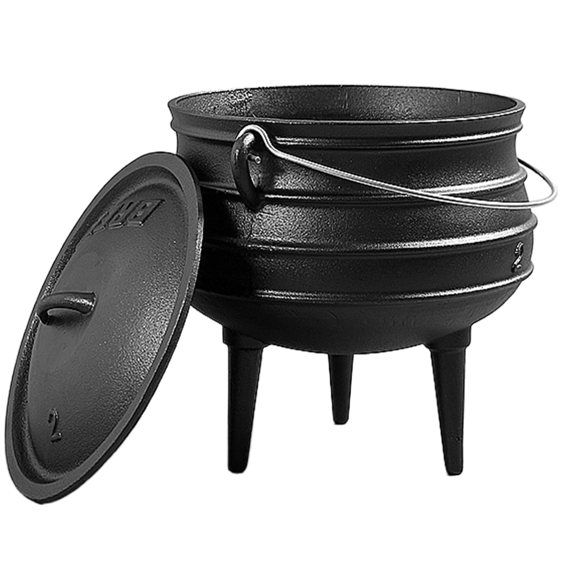 Yaoliucp Cauldron Cast Iron,0.8l Witches Cauldron,Cast Iron Cauldron With Lid | 3 Legs For Even Heat Distribution - Camping Dutch Oven Cookware For Over-The-Fire Cooking - Style1 For Home