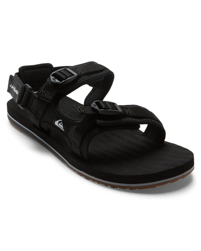 Quiksilver Monkey Caged-Sandals for Men, Black 1, 7.5 UK