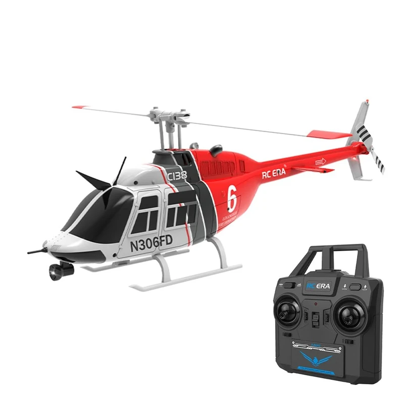NULA C138 RC Helicopter with 6-axis Gyro, 2.4G 1/30 6CH RC Military Helicopter & 6G/3D Flips & One Key Take Off/Landing, Remote Control Airplane Toys for Adults Beginners Kids - RTF