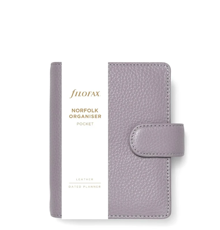 Filofax Pocket Norfolk Organiser - lavender