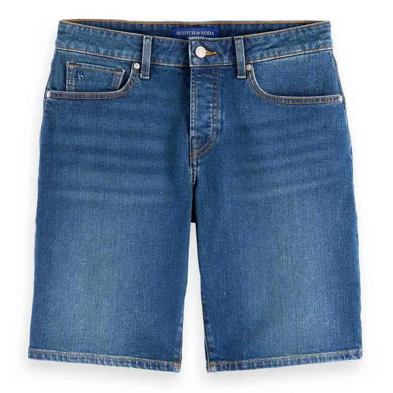 Scotch & Soda Men's Ralston Denim Shorts, Classic Blue, 33W