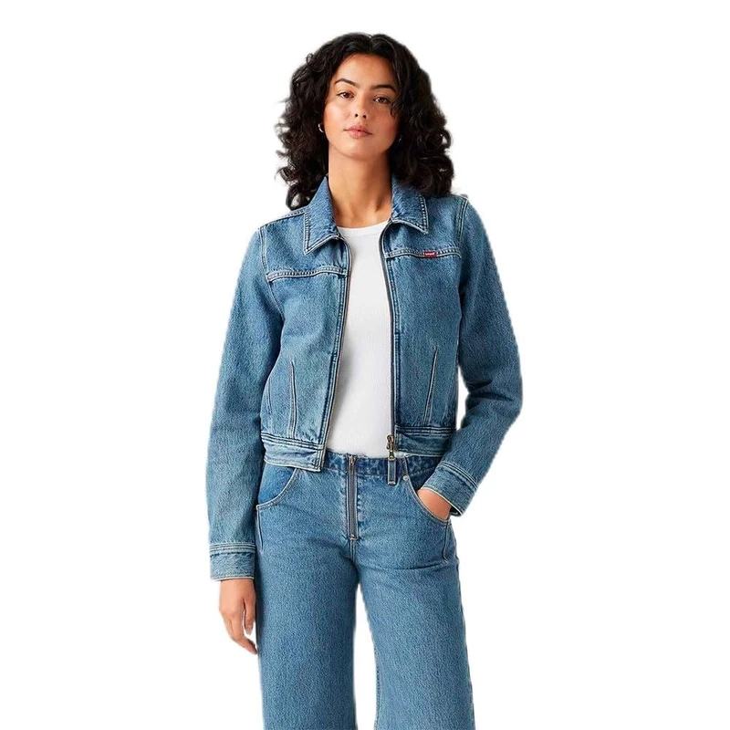 Levi's Women's XS Dart Trucker Jacket, TREAT YOURSELF TRUCK, XS - Image 1