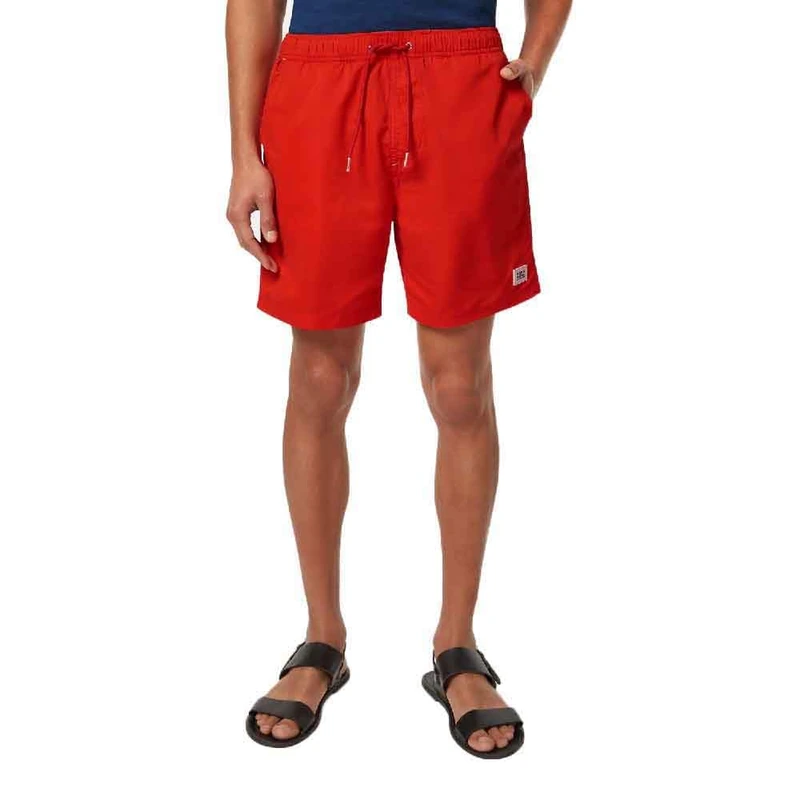 Scotch & Soda Men's Mid Length Swimshort Board Shorts, Paprika, XXL