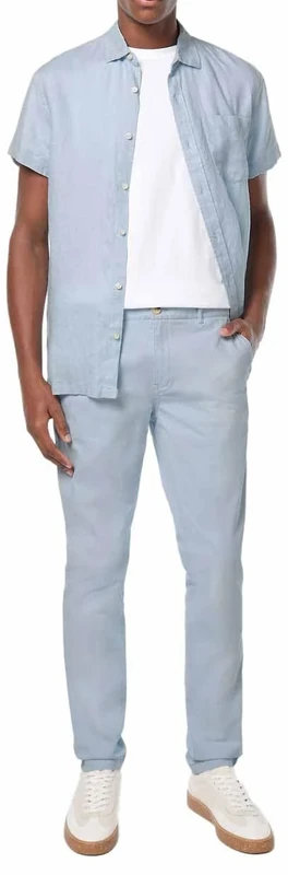 Scotch & Soda Men's Mott Chino, Shirting Blue, 30-32