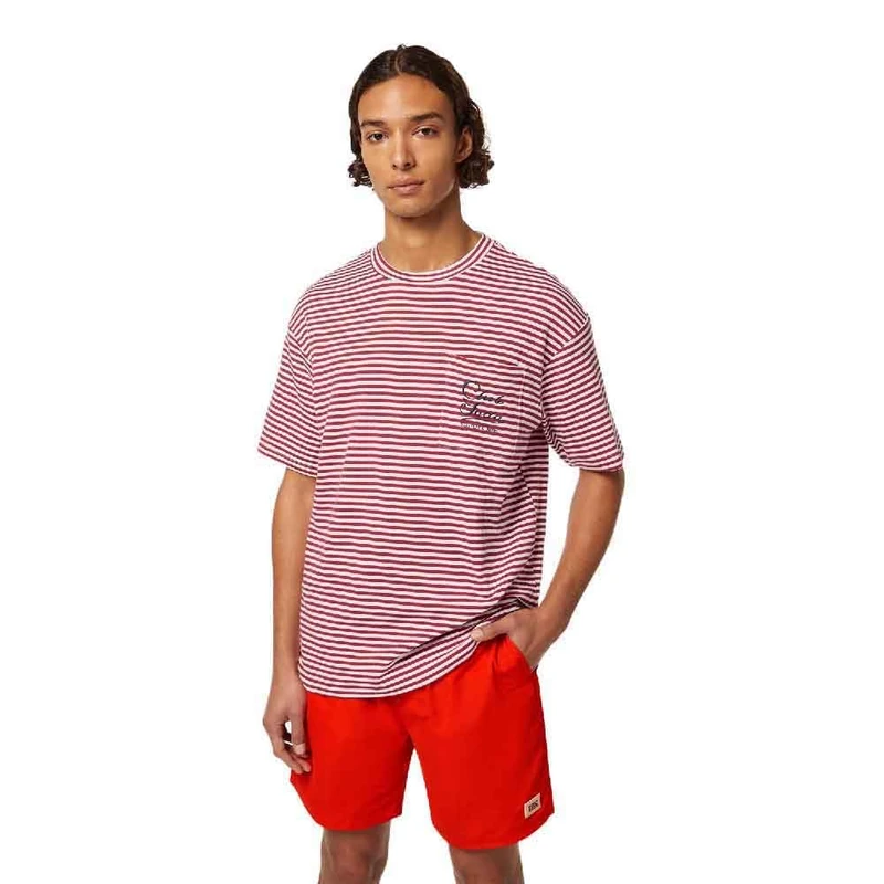 Scotch & Soda Men's Pocket T-Shirt, Roadside Red Stripe, XXL - Image 1
