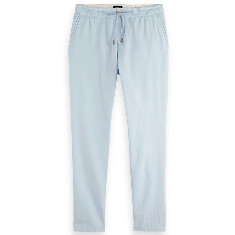 Scotch & Soda Men's Warren Chino Casual Pants, Light Shirting Blue, 32 W/30 L