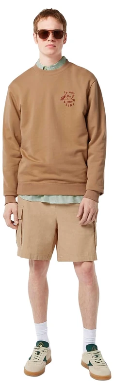 Scotch & Soda Men's Regular-Fit Cargo Shorts, Soft Camel, XL