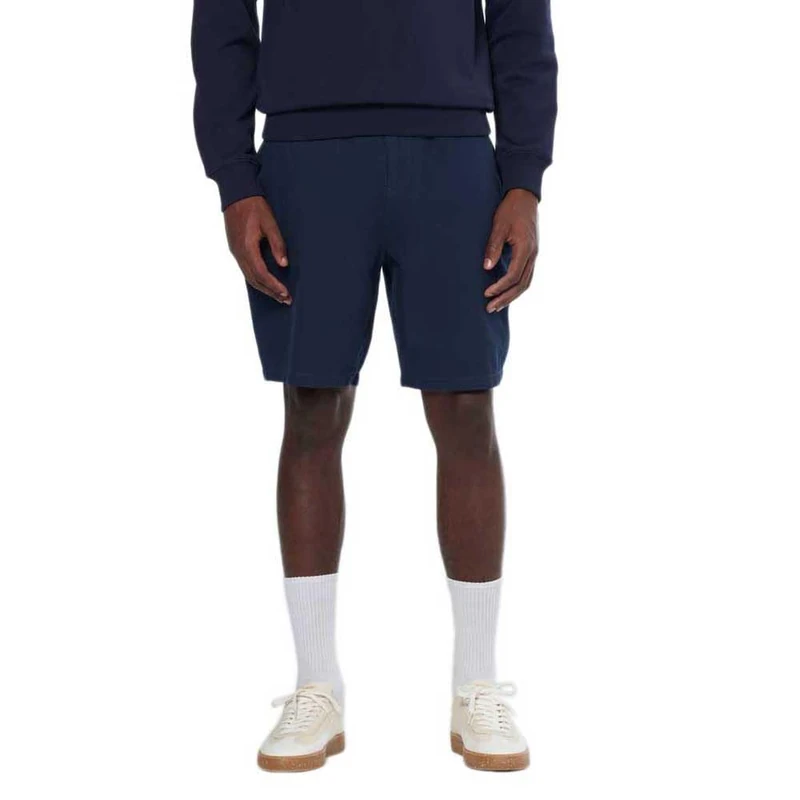Scotch & Soda Men's CORE-Fave-Cotton-Linen Twill Bermuda Short, Night, 38W