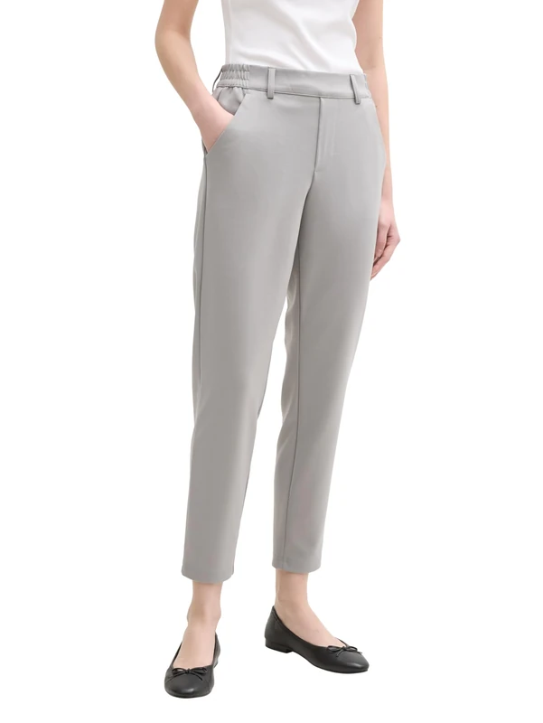 TOM TAILOR Denim Women's 1021175 Relaxed fit Pant, 35770-Grey Fog, XXL