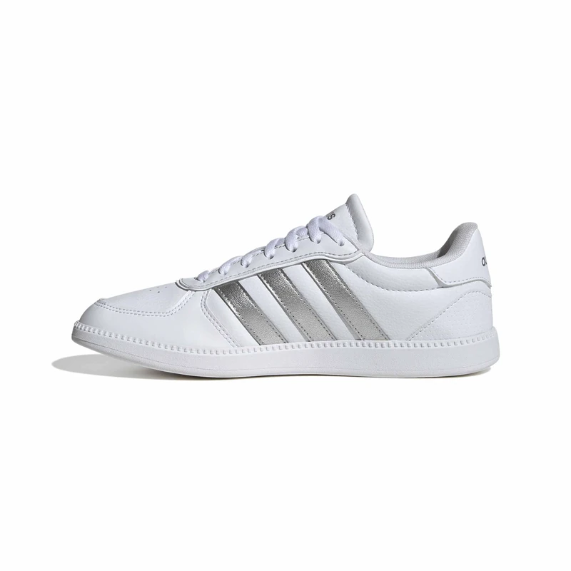 adidas Women's BREAKNET Sleek Shoes - FTWR White/Silver