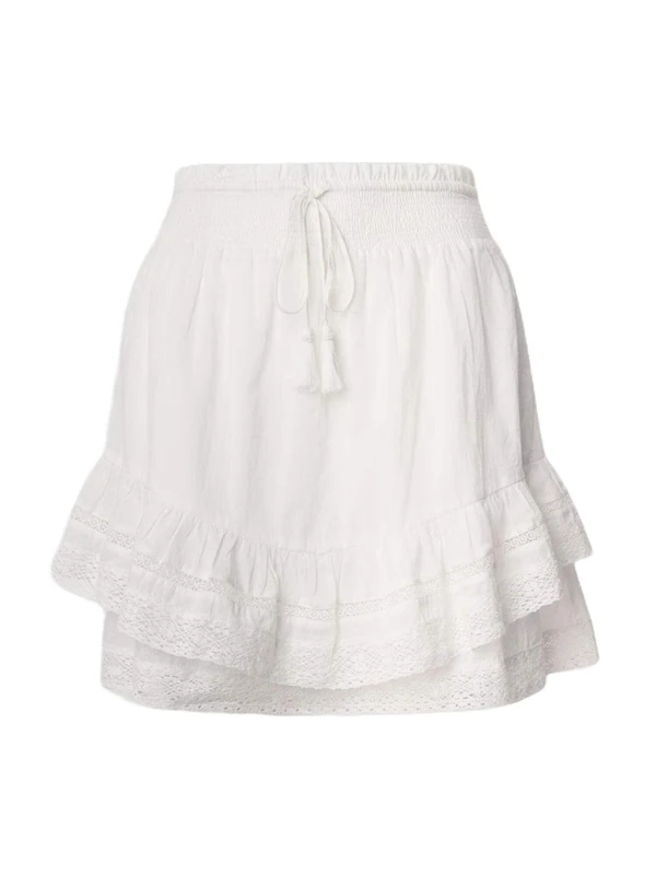 Pepe Jeans Women's Elena Skirt, White(Off White), S