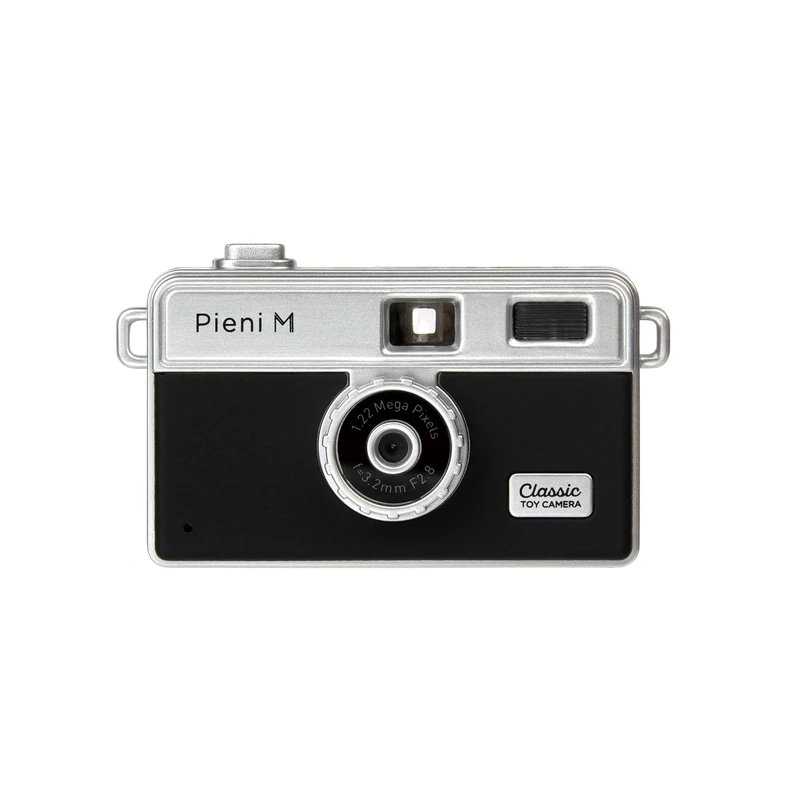 Kenko Pieni M 446287 Mini Digital Camera for Photos and Videos, Compatible with MicroSD Cards, Wrist Strap Included, Black