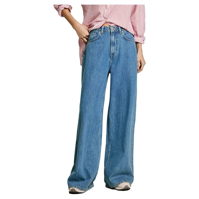 Pepe Jeans Women's WIDE LEG JEANS UHW, Blue (Denim-ID1), 30W x 32L - Image 1