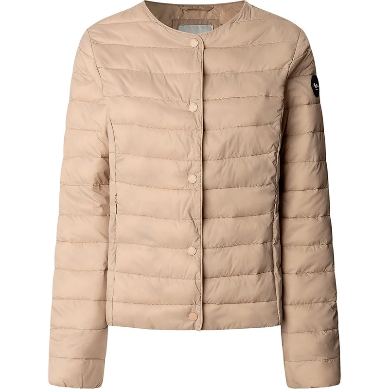 Pepe Jeans Women's JANE Jacket, Brown(LIGHT BISCUIT BEIGE), S