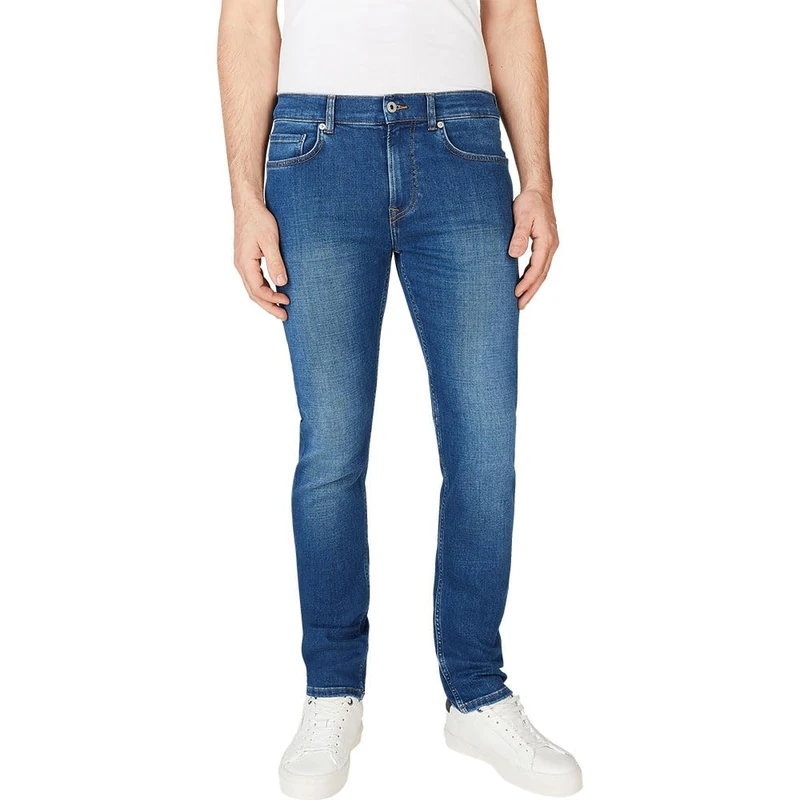 Pepe Jeans Men's Slim Jeans, Blue (Denim-HX4), 40 W/32 L - Image 1