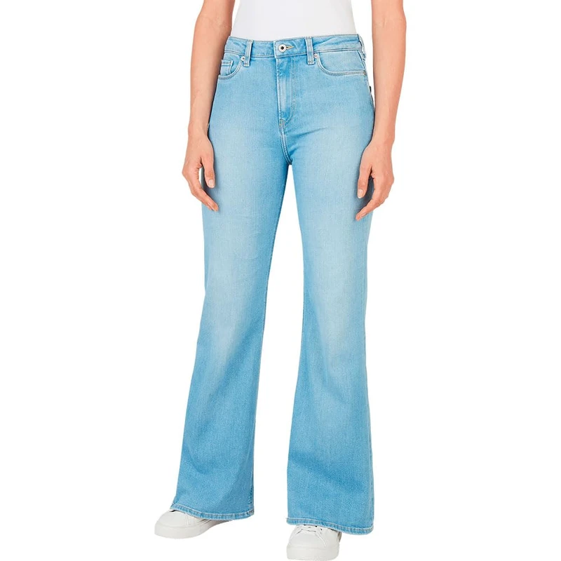 Pepe Jeans Women's Flare HW Jeans, Blue (Denim-NC4), 28W x 34L