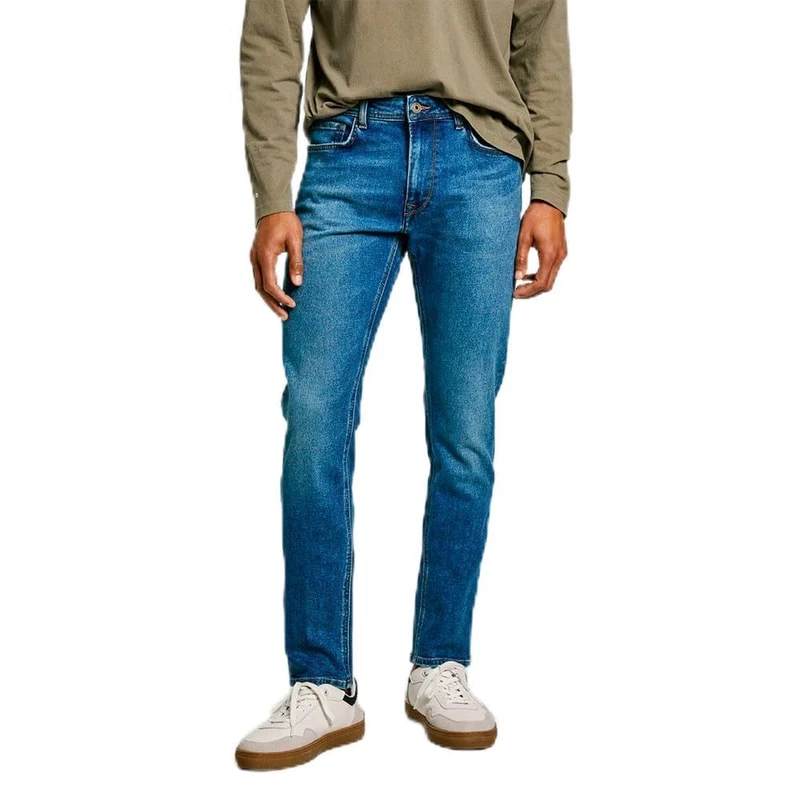 Pepe Jeans Men's Tapered Jeans, Blue (Denim-IA8), 36W x 34L