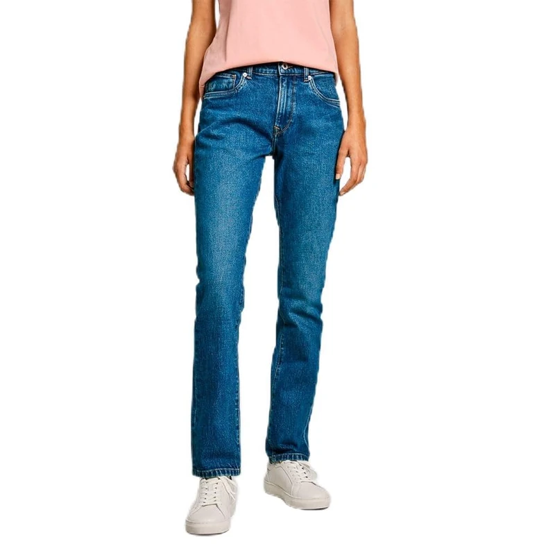 Pepe Jeans Women's SLIM JEANS MW GRACE, Blue (Denim-EE3), 27W x 30L