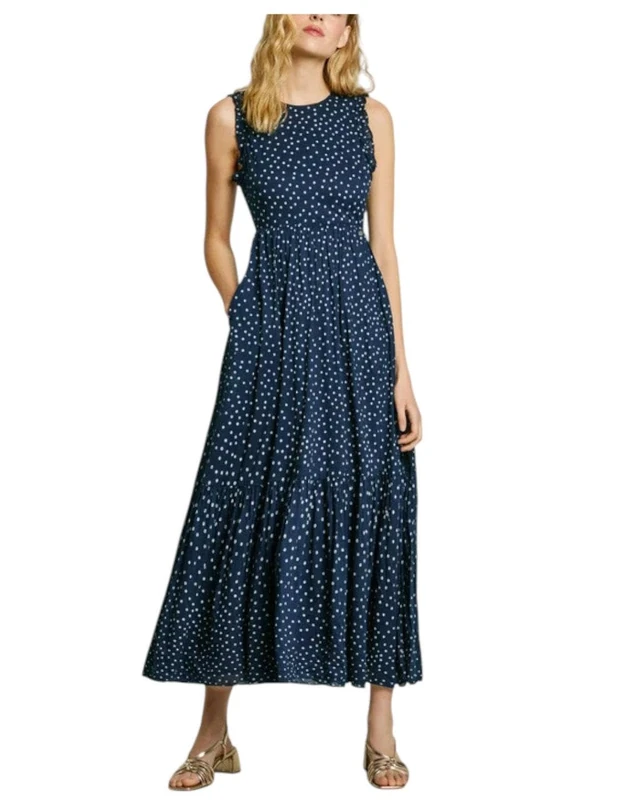 Pepe Jeans Women's Deborah Dress, Blue(Ocean Blue), XS