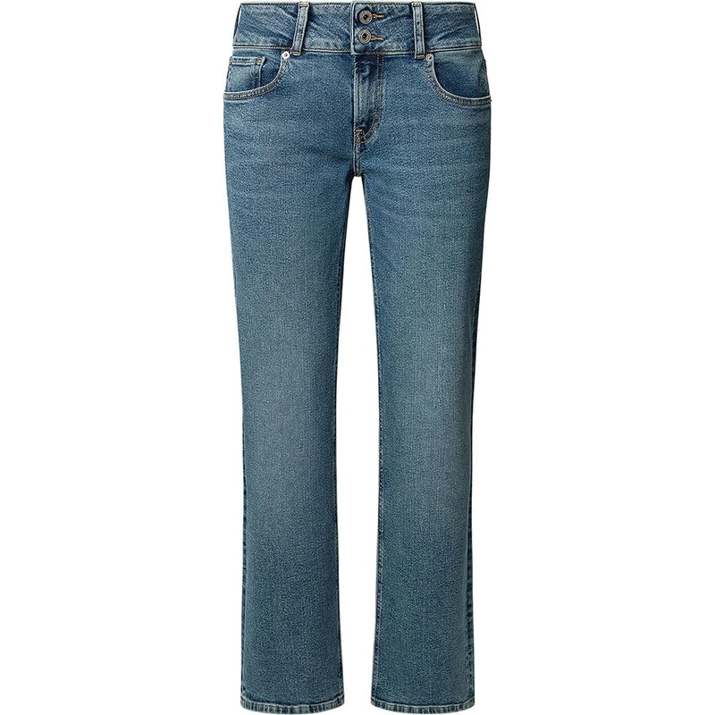 Pepe Jeans Women's Straight Jeans LW, Blue (Denim-IA3), 29W x 30L