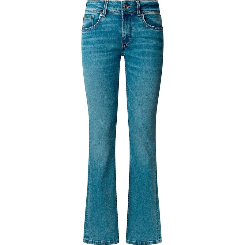 Pepe Jeans Women's Flare LW Jeans, Blue (Denim-XW3), 30W x 30L