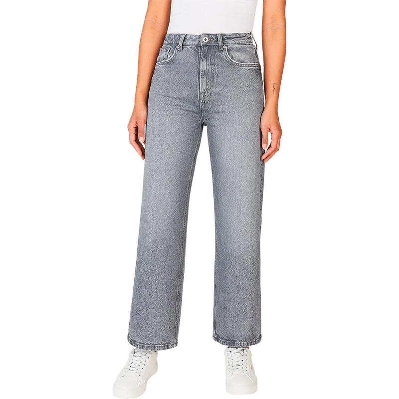 Pepe Jeans Women's STRAIGHT JEANS UHW, Grey (Denim-UN0), 24W x 30L