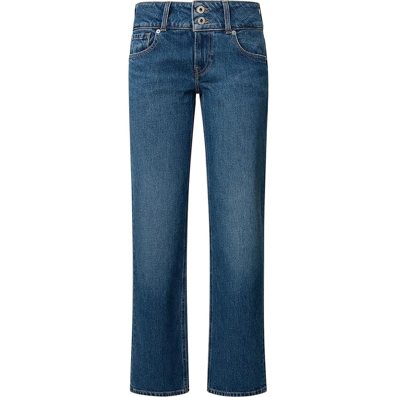 Pepe Jeans Women's STRAIGHT JEANS LW, Blue (Denim-EE3), 30W x 34L - Image 1