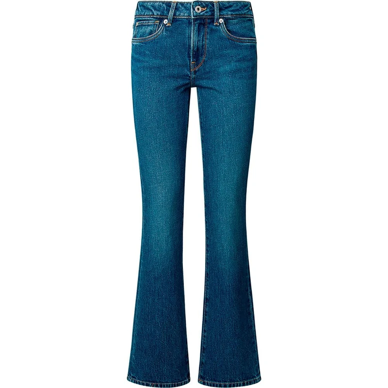 Pepe Jeans Women's Bootcut LW Jeans, Blue (Denim-EE3), 25W x 32L