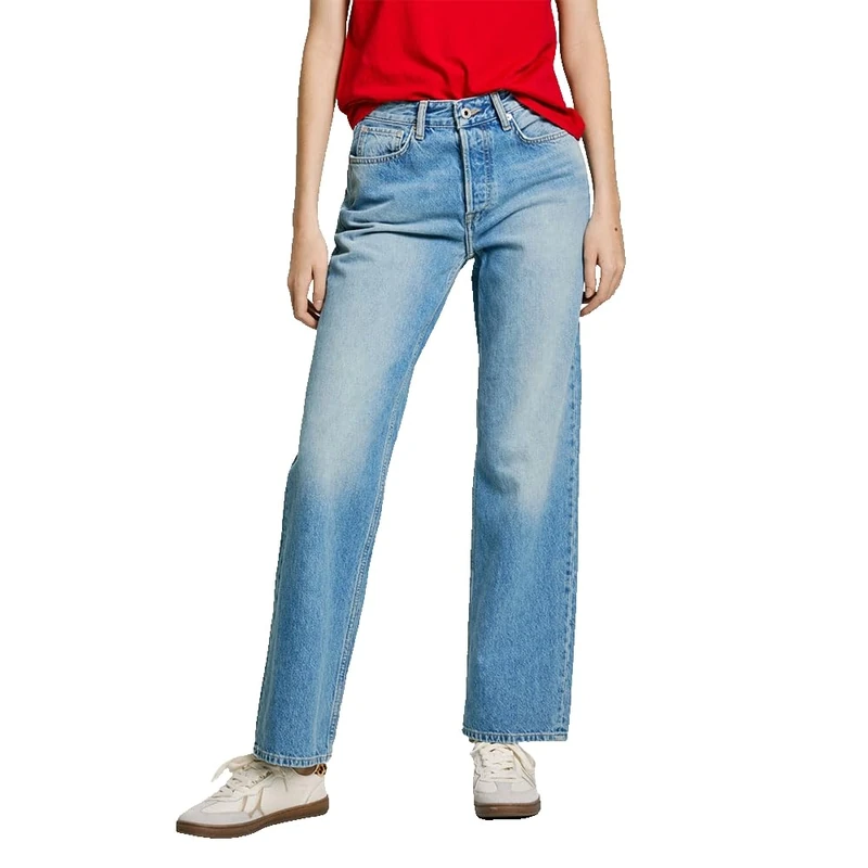 Pepe Jeans Women's STRAIGHT JEANS HW, Blue (Denim-MS7), 26W x 32L
