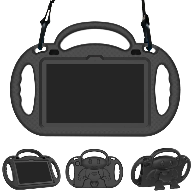 Sonlaryin Lightweight Kid-Proof Case for Tablet7 - Black