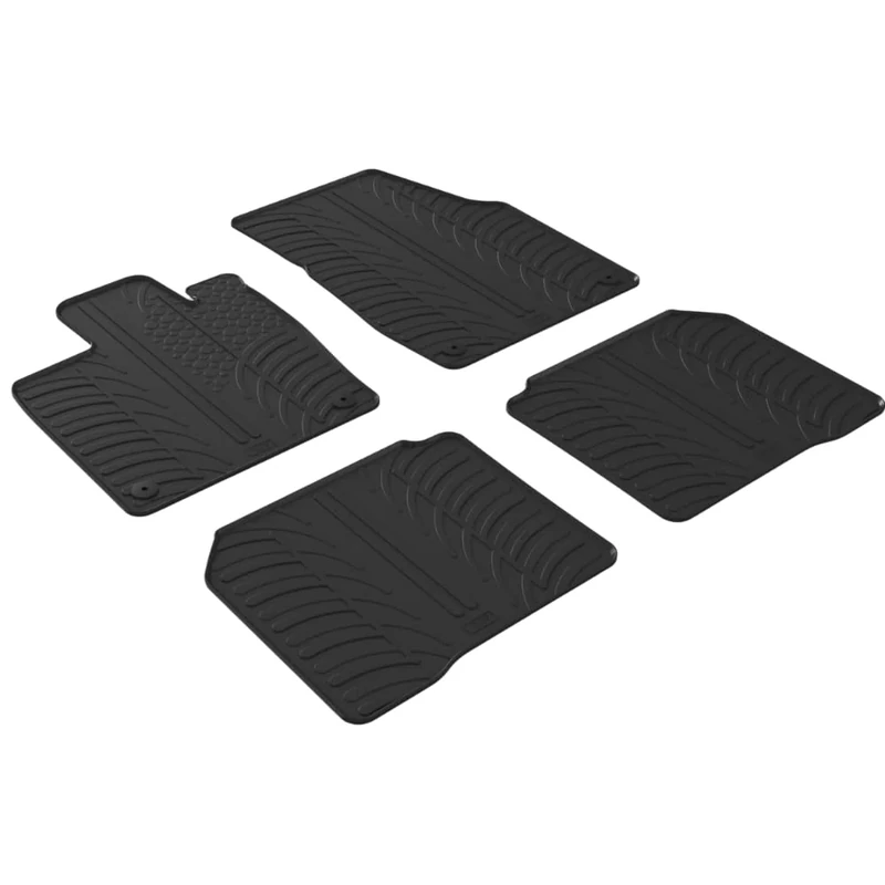 Gledring 0665 Rubber Door Mat Front Rear Mat