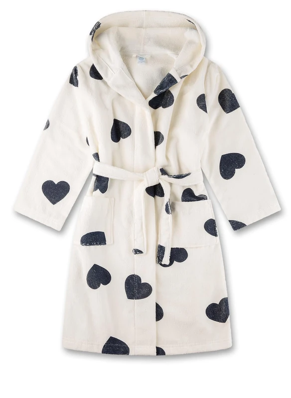 Sanetta Girl's 245860 Bathrobe/Morning Coat, Beige, 128