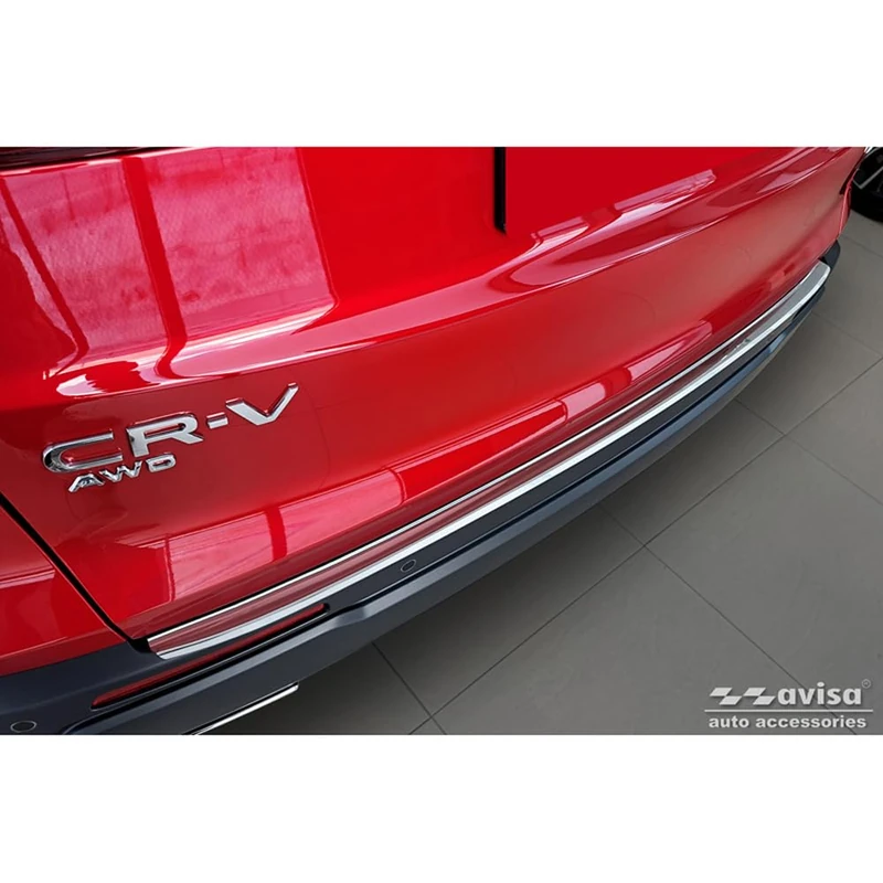 Avisa Stainless Steel Rear bumper protector compatible with Honda CR-V VI 2023-