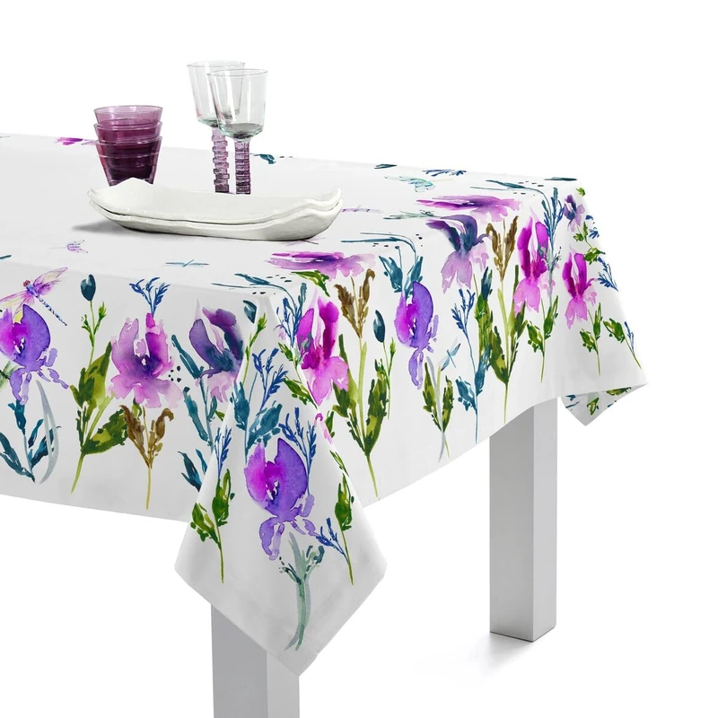 HappyFriday Midnight Iris Tablecloth Multicoloured 150 x 150 cm