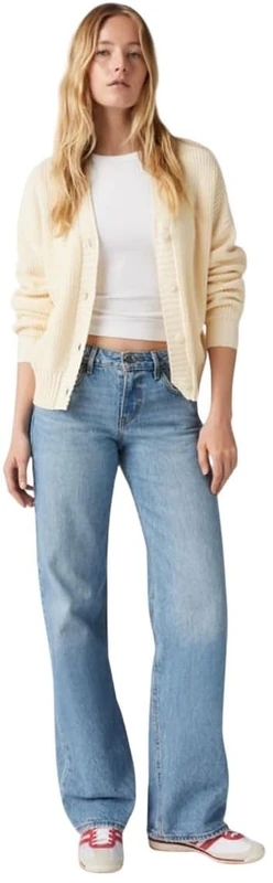 Levi's Women's Low Loose Jeans, Good Grades, 25W x 30L - Image 1
