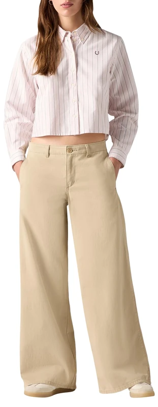 Levi's Womens XL Chino Pants, Safari, 27W x 33L
