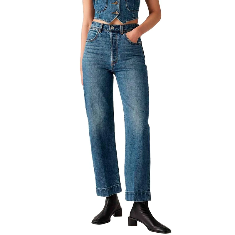 Levi's Ribcage STR ANK Tailored Jeans, Valley View Crease, 25W x 29L Women, Valley View Crease, 25W / 29L