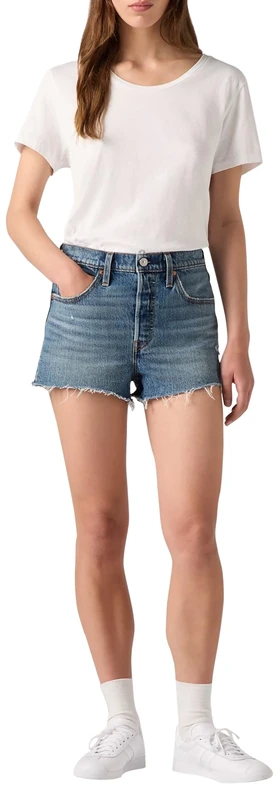 Levi's Women's 501 Original Denim Shorts, Judge That, 28W