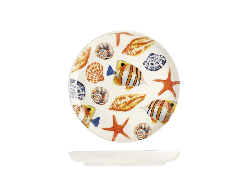 H&H Set of 12 Fruit Plates Playa 20 cm
