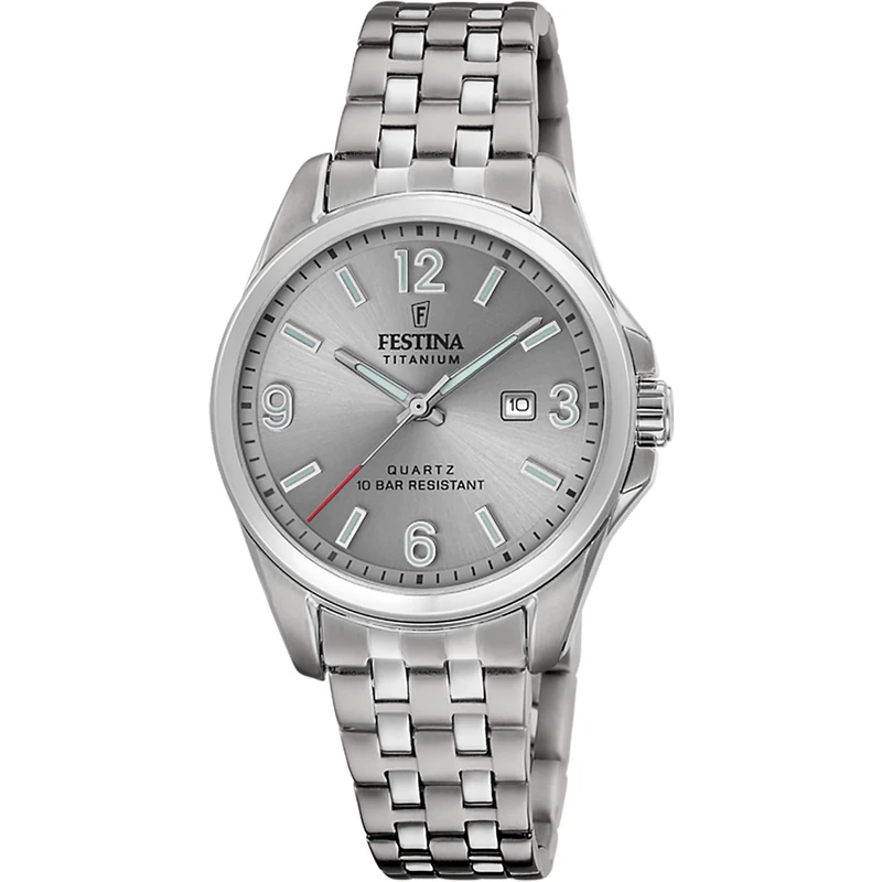 Festina Ladies Titanium Watch with Titanium Bracelet F20697/2