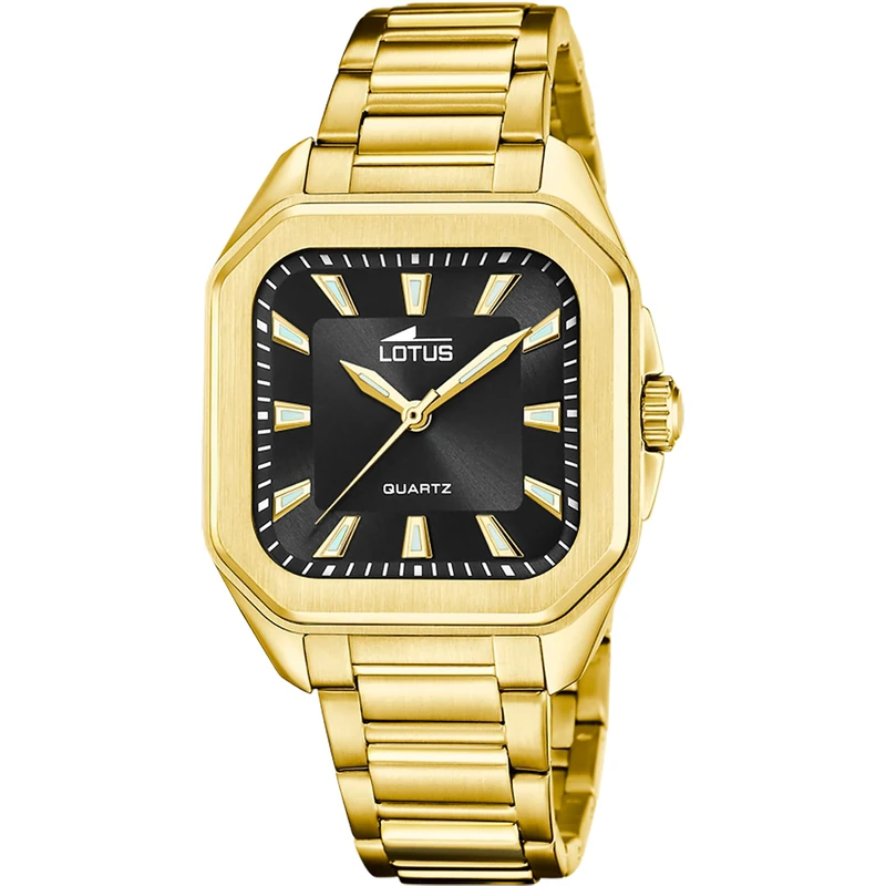 Lotus Ladies Gold PVD-Plated Steel Watch with Steel Bracelet 18970/3