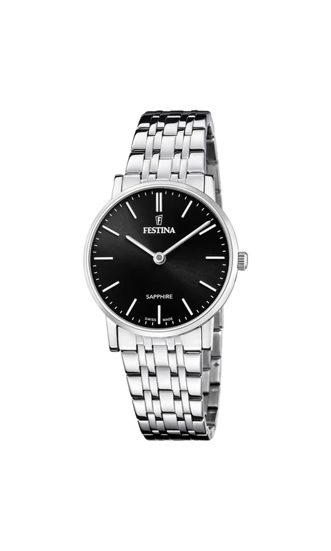 Festina Swiss Made Ladies Steel Watch with Steel Bracelet F20047/4