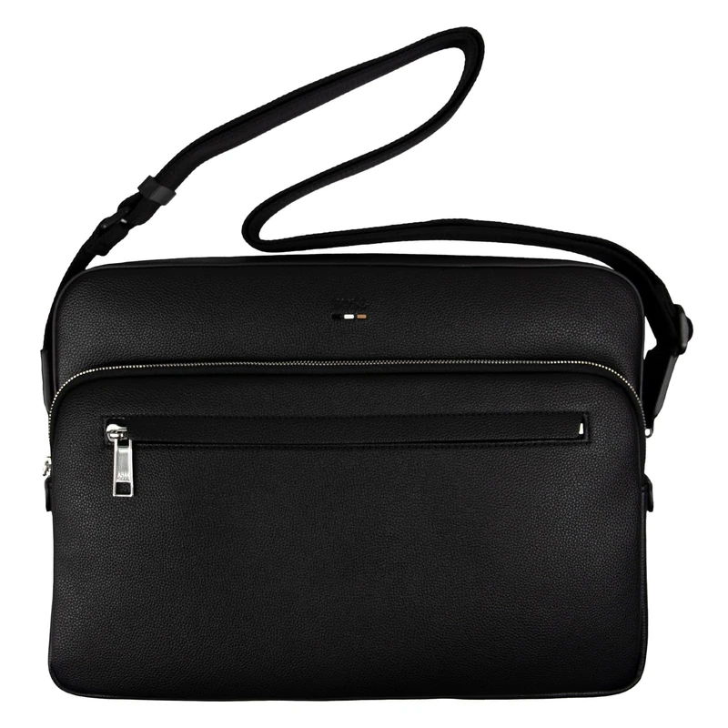 BOSS Men's Ray Zip Messenger Bag - Black, One Size