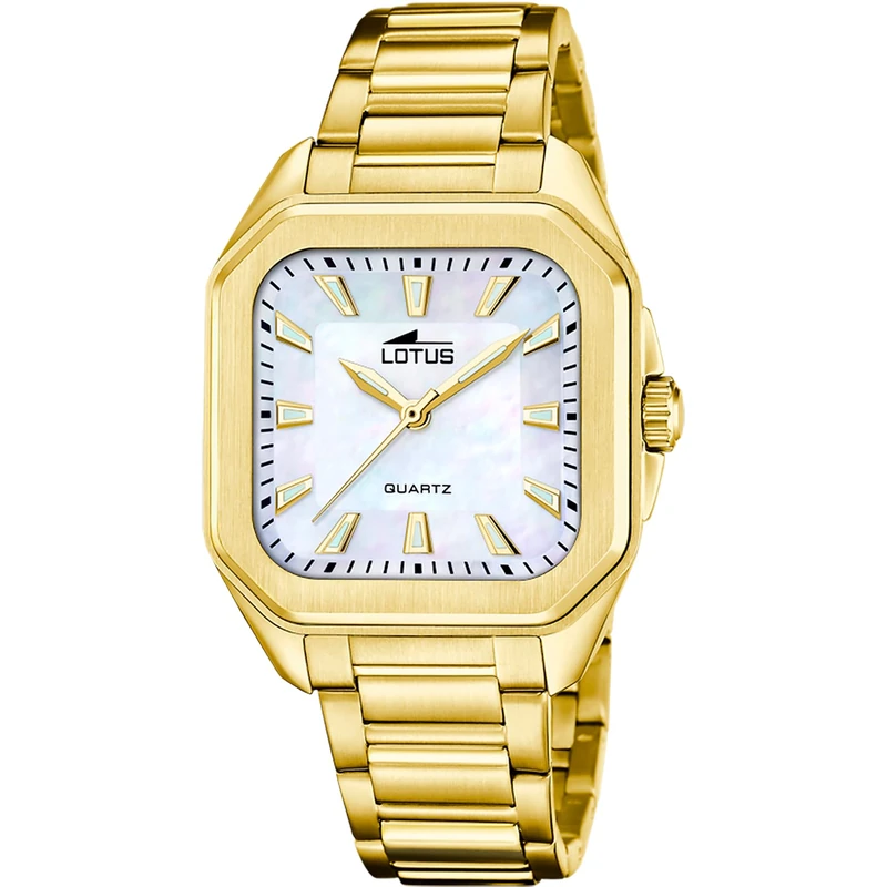 Lotus Ladies Gold PVD-Plated Steel Watch with Steel Bracelet 18970/2