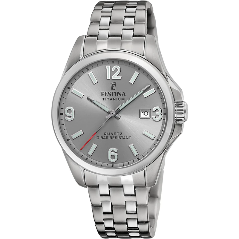 Festina Casual Watch F20696/2, Grey, Strap, Grey, Bracelet