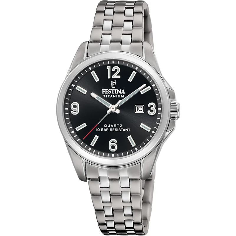 Festina Ladies Titanium Watch with Titanium Bracelet F20697/3 - Image 1